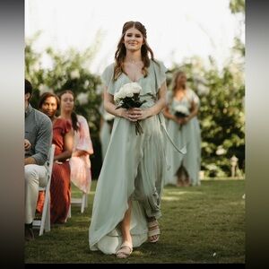 Baltic born Katya dress in sage